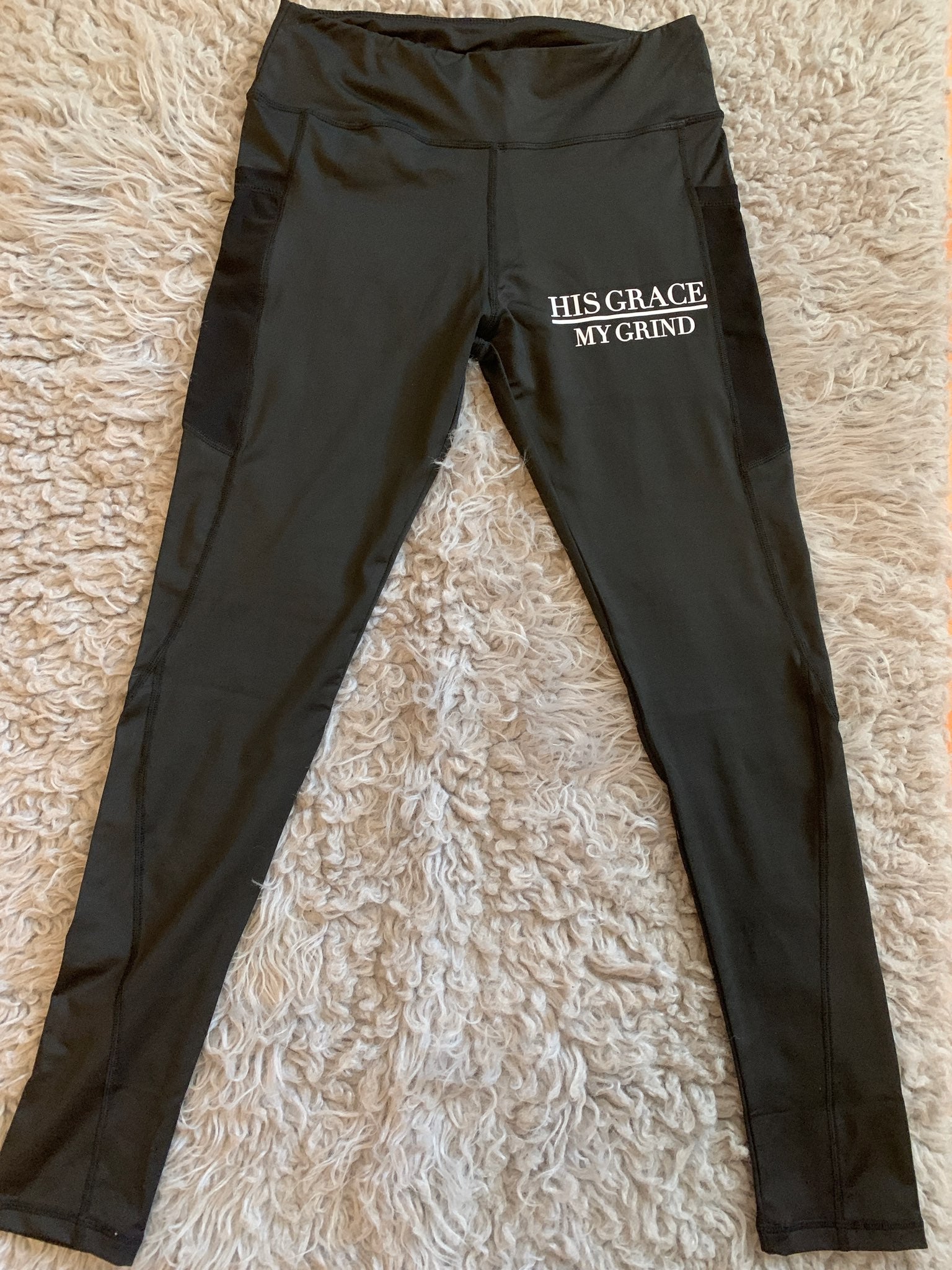 His Grace/My Grind Women's Workout Pants – She Got Her Own Clothing